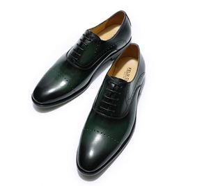 Zapatos de Vestir de Cuero Italiano Genuino Azul Daniel Wafer con Diseño de Piel de Cocodrilo para Hombre - Product Image 5