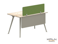 2026 KALN Mobilier de bureau moderne modulaire ouvert, cloison de bureau, design d'espace de travail innovant 4/6/8 places, table de poste de travail en métal