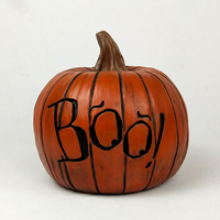 Ornements d'Halloween en résine de haute qualité OEM Décoration artisanale de citrouille personnalisée pour fête et décoration de fête