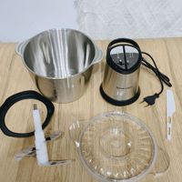 Hachoir Électrique 3L pour Viande/Légumes, Mélangeur et Pilon à Fufu pour Manioc, Machine à Fufu au Ghana