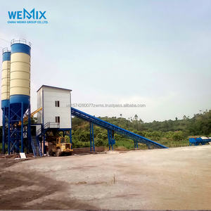 เครื่องผสมคอนกรีตสายพานลำเลียงสำหรับโรงงานแบทชิ่งคอนกรีต HZS60เครื่องผสมคอนกรีตสายพานลำเลียงคอนกรีต - Product Image 1