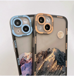 Custodia Trasparente Estetica con Montagne Innevate per <span class=keywords><strong>iPhone</strong></span> 16 Pro Max XR <span class=keywords><strong>XS</strong></span>, <span class=keywords><strong>Cover</strong></span> di Lusso in <span class=keywords><strong>Silicone</strong></span> Morbido Antiurto per S25Ultra - Product Image 4