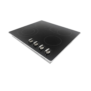 Table <span class=keywords><strong>de</strong></span> cuisson <span class=keywords><strong>vitrocéramique</strong></span> encastrable 7200W 4 zones, commande tactile, plaque en verre facile à nettoyer, surface lisse, 59cm - Product Image 3