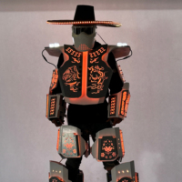 Costume de Stilts LED Mecha très populaire |   Costume de robot LED pour adultes, pour les spectacles en boîte de nuit et les fêtes