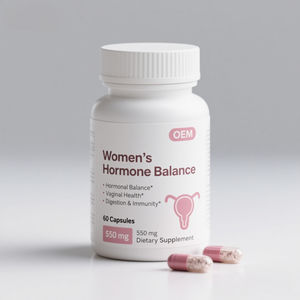 Oem Vrouwen Balans En Stress Ondersteunen Capsules Uitgebreide Hormoongezondheidsformule Met Kruiden En Voedingsstoffen - Product Image 1