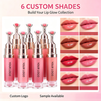 Huile à Lèvres Liquide Végétalienne Hydratante et Brillante à Haute Pigmentation, Saveur Fruitée, Logo Personnalisé, Vente en Gros, Longue Tenue