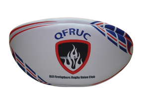 Ballon de football américain imprimé de logo personnalisé rugby en PVC de qualité supérieure pour match professionnel taille 5 pour entraînement en plein air - Product Image 2