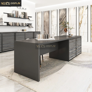 Hiện đại Đánh Bóng Thân thiện với môi Rack hiển thị Nhà cung cấp cho cửa gỗ xdl188 siêu mỏng ngăn kéo L hình dạng đảo bảng thiết kế - Product Image 6