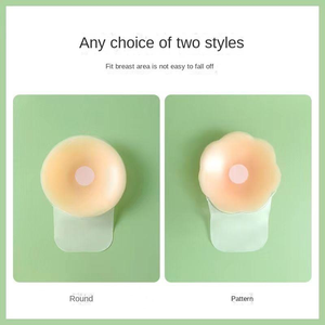 Ensemble de coussinets adhésifs invisibles réutilisables en silicone pour rehaussement et embellissement des seins pour femmes - Product Image 6