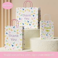 Sac fourre-tout de luxe écologique en gros pour la pâtisserie, Année du Cheval 2026, en papier kraft, pour emballage de gâteaux/desserts, sac cadeau avec logo imprimé