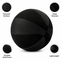 Ballon de basket silencieux en mousse souple Aiju, taille 7/5, pour l'intérieur, idéal pour le divertissement et la récréation, avec couleur et logo personnalisables, nouveauté