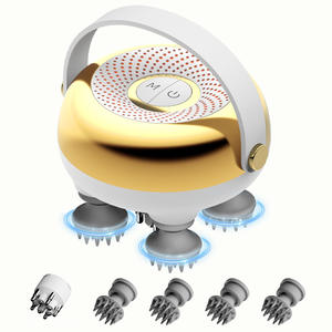 Masajeador de Cabeza Eléctrico Portátil Inalámbrico Recargable a Prueba de Agua Nowcozy, Herramienta para Aliviar el Estrés y Relajar el Cuero Cabelludo - Product Image 2