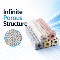 Média filtrant biologique en céramique en gros pour aquariums et bassins, idéal pour la purification des nitrites et la culture des bactéries.