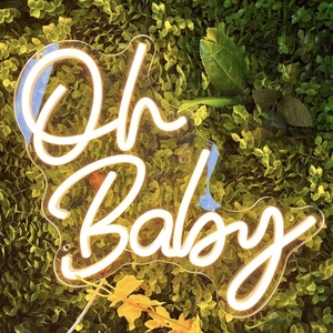 Iluminación LED de Neón Personalizada Ohbaby para Habitaciones Infantiles, Bodas, Fiestas, Oficinas, Tiendas, Luces de Ambiente Púrpura, Decoración para Eventos y Fiestas en el Hogar - Product Image 3