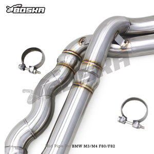 ท่อไอเสีย OEM Boska แบบความยาวเท่ากันสำหรับ M3/M4 F80/F82 3.0T ปี 2014-2019 รถสปอร์ต ท่อสแตนเลส Boska ระบบไอเสีย - Product Image 3