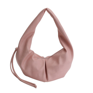 <span class=keywords><strong>Bolso</strong></span> de Hombro Estilo Japonés Coreano Retro de PU Suave, Novedad 2026, <span class=keywords><strong>Bolso</strong></span> Dumpling Sencillo y a la Moda, Ligero y Versátil con Cremallera - Product Image 6