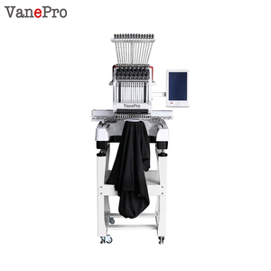 Máquina de Bordar Computarizada VanePro Nueva con Bomba de Motor y Engranajes, 15 Agujas, Pantalla Táctil LCD de 10 Pulgadas para Uso Doméstico y en Tiendas de Ropa - Product Image 1