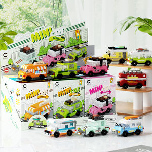 2026 New Products City Mini Car Building Blocks Kids <strong>Toys</strong> Dining Car <strong>Camper</strong> <strong>Van</strong> Bus Model DIY Creative <strong>Toys</strong> Birthday Gifts - Product Image 4