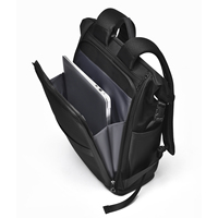 Sac à dos pour ordinateur portable en polyester imperméable, multi-poches, logo personnalisé, pour le bureau, les voyages quotidiens
