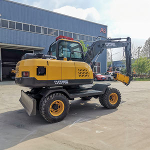 Chinês Brand <span class=keywords><strong>New</strong></span> 9 Ton Rodas Escavadeira Mini Escavadeira Escavadeira Média para Venda - Product Image 2