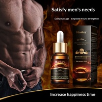 Huile de massage hydratante intime pour hommes 10ml, enrichie en extrait de Cistanche, formule SPA sans rinçage pour soins personnels