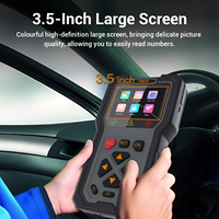 Escáner OBD2 Portátil T400, Lector de Códigos Automotrices Multi-idioma, Herramienta de Diagnóstico Completo del Sistema, Detector de Prueba de Batería para Todos los Autos