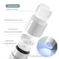 Lampu Kuku Plastik Mini UV LED Isi Ulang 2024 BARU dengan Layar LCD, Profesional untuk Penggunaan di Rumah & Salon