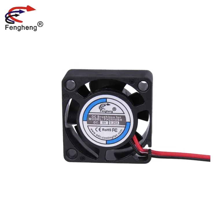 FH2510 25X25X10 Mét Yên Tĩnh 1 Inch 25 Mét Fan 3.7V 5V 12V 24V Mirco Trục Fan 25 Mét