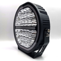 Vente en gros de spot LED haute puissance 4x4 9 pouces 185w feu de conduite LED avec feux de jour bicolores ambre blanc