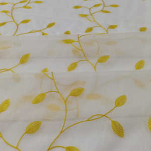 Cortina de tela de gasa bordada de hilo Basecharin para sala de estar, superventas, 2 uds., 2017 - Product Image 3