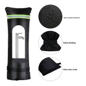 Couverture isolante réfléchissante en polyester imperméable pour robinet extérieur hivernal - Product Image 3