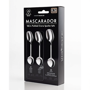AMBASSADOR Juego de cucharas de café de acero inoxidable de 6 piezas (13 cm) Cromo pulido CVLX90C6 - Product Image 2