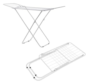 Toallero con Forma de Ala de Gran Tamaño Personalizable, Perchero Multifuncional Plegable, Estante de Lavandería de Una Sola Capa para Suelo - Product Image 1