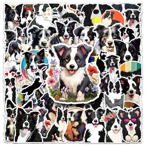 50PCS Lovely Pet <span class=keywords><strong>Shetland</strong></span> Dog Border Collie Cartoon <span class=keywords><strong>Sheepdog</strong></span> Stickers - Product Image 1