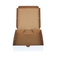 Vente chaude de boîtes en carton ondulé, boîtes en gros, boîtes blanches, boîtes en kraft, boîtes d'emballage pour la nourriture, boîtes à emporter