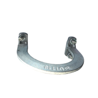 Collier de serrage latéral rapide UTT18 UL CE U 1-1/2-8 pouces, fonte ductile QT450 électrogalvanisée