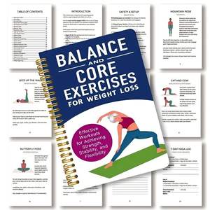 Carnet de Yoga Personnalisé pour Défi de 28/30 Jours, Reliure Spirale Dorée, Guide d'Action Yoga, Pratique, Journal d'Alimentation Saine - Product Image 6