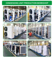 Unidad de condensador de compresor de 5 toneladas y 5 HP Precio unitario de condensación Congelador