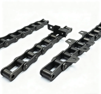 Chaîne à rouleaux agricole en acier avec fixation, pas de 38,1 mm, CA2060H CA2063H 38.4R 38.4V pour chaînes de transmission de moissonneuses-batteuses à maïs