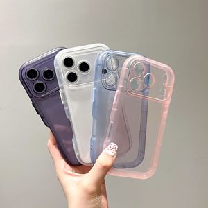 Funda Transparente de Verano en Colores Pastel, Cubierta Completa, Suave y Resistente a Caídas para iPhone 18 17 16 15 14 13 12 11 Pro Max - Product Image 1