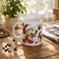 Tasses en céramique de haute qualité à motifs floraux, tasses en grès, mugs à boisson, tasses à café en céramique, tasses pour chiens