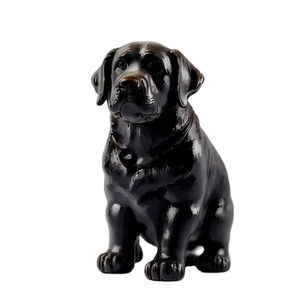 Statue/figurine/sculpture en résine de chien nordique <span class=keywords><strong>Labrador</strong></span>, fabricants de décorations en résine, statue de chien en résine grande taille - Product Image 2
