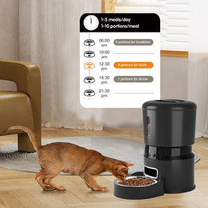 W68 Intelligenter Haustierfutterautomat mit Verstopfungsschutz und Frischhaltefunktion, Modernes Quantitatives Aufladen, LCD-Anzeige - Product Image 4