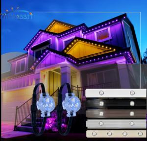 MisrabbitライトIP68定格アルミトラックLEDポイントライトホリデークリスマス屋外常駐アルミトラックライト - Product Image 2