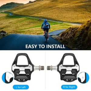 Pedal de bloqueo para bicicleta de carretera, pedal con rodamiento y placa de bloqueo, sistema <span class=keywords><strong>SPD</strong></span>, diseño de tensión ajustable - Product Image 3