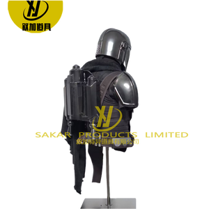 Costume <span class=keywords><strong>de</strong></span> personnage <span class=keywords><strong>de</strong></span> film <span class=keywords><strong>Star</strong></span> <span class=keywords><strong>Wars</strong></span> Mandalorian personnalisé, ensemble complet pour les spectacles d'événements - Product Image 3