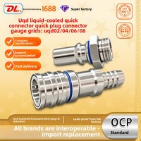 Raccord de connexion rapide pour refroidissement liquide de serveur compatible OCP, tête hexagonale, filetage G3/8'', pression 010 bars, personnalisable, dédié