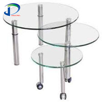 Verre trempé de haute qualité en gros pour la décoration de dessus de table, épaisseur 3mm-12mm, tailles personnalisées, verre de sécurité, design moderne