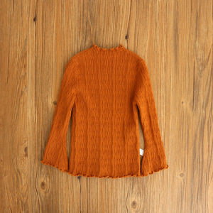 Blouses pour enfants à ourlet incurvé fantaisie, à personnaliser, pour la mode, de la collection de vêtements en gros - Product Image 3