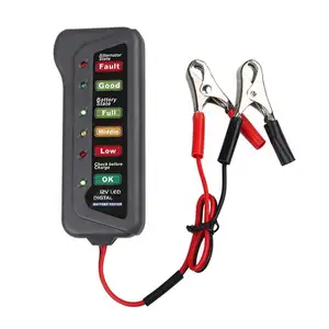 12V Car Battery & Alternator Tester - Test Battery Condition & Alternator Charging (LED indication)